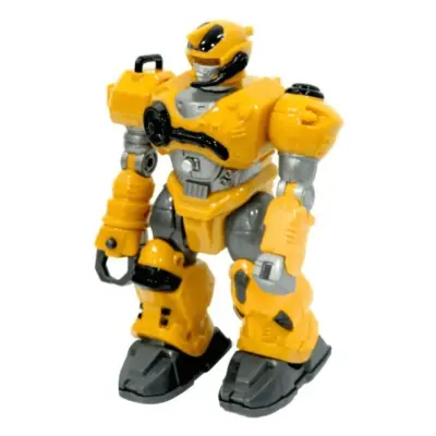 Işıklı Yürüyen Robot Siyah M.a.r.s - 1