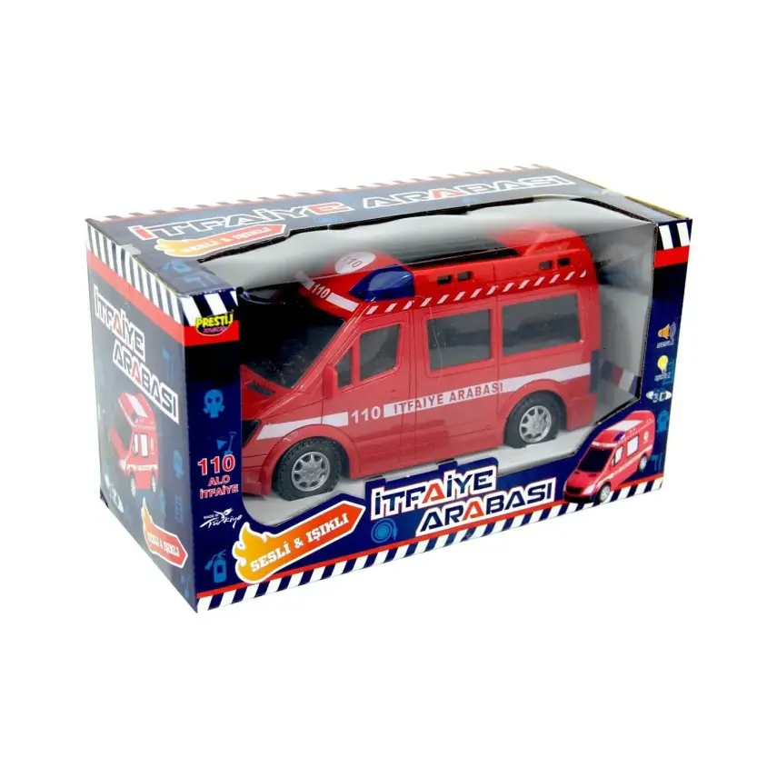 İtfaiye Aracı Pilli Işıklı Kutulu - 2