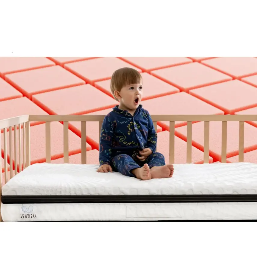 Jeuwell 3D Alezli Sünger Yatak 80x130 Cm - 7