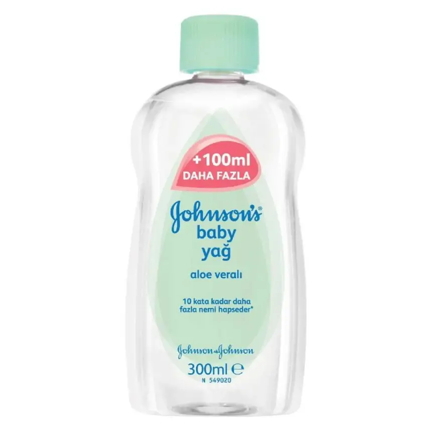 Johnson's Aloe Veralı Bebek Yağı 300 ml - 3