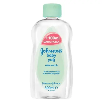 Johnson's Aloe Veralı Bebek Yağı 300 ml - 4