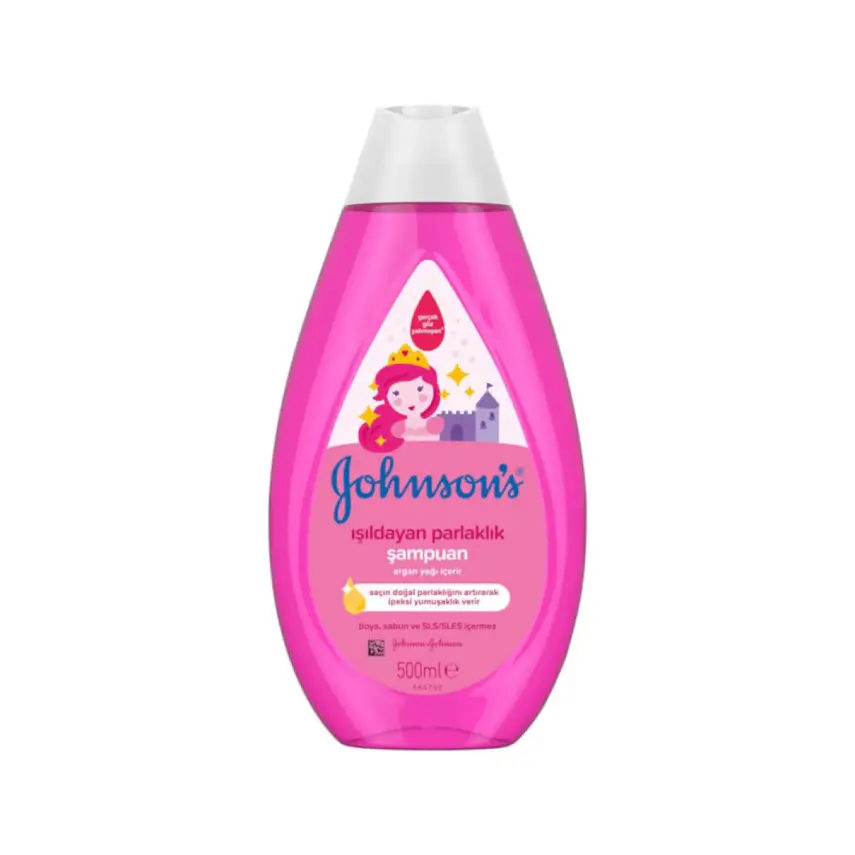 Johnson's Kral Şakir Işıldayan Parlaklık Serisi Bebek Şampuanı 500 ml - 1