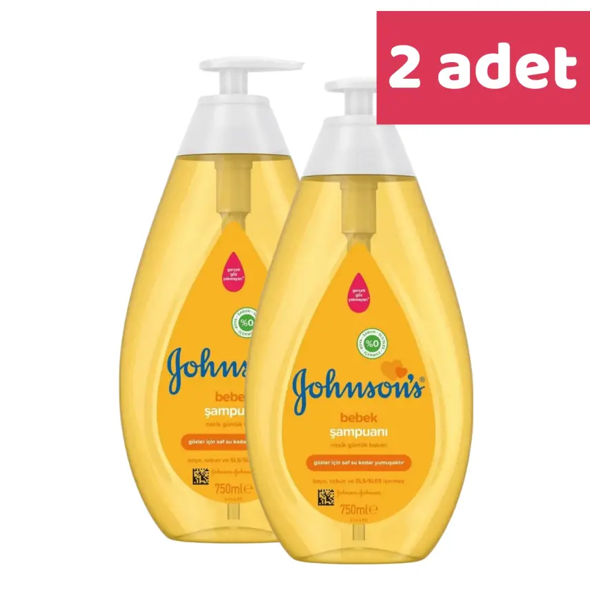 Johnson's Şampuan 750 ml x 2 Adet - 1