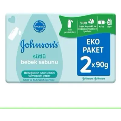 Johnson's Sütlü Bebek Sabunu 2x90 gr