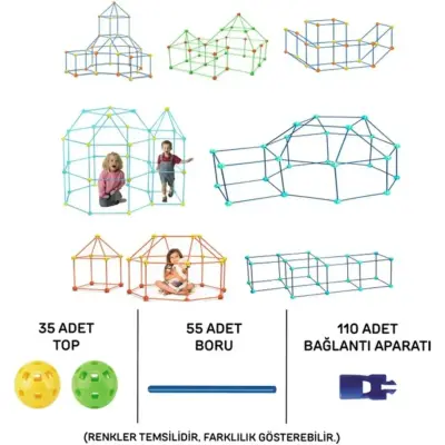 Kale Yapı Seti 200 Parça - 4