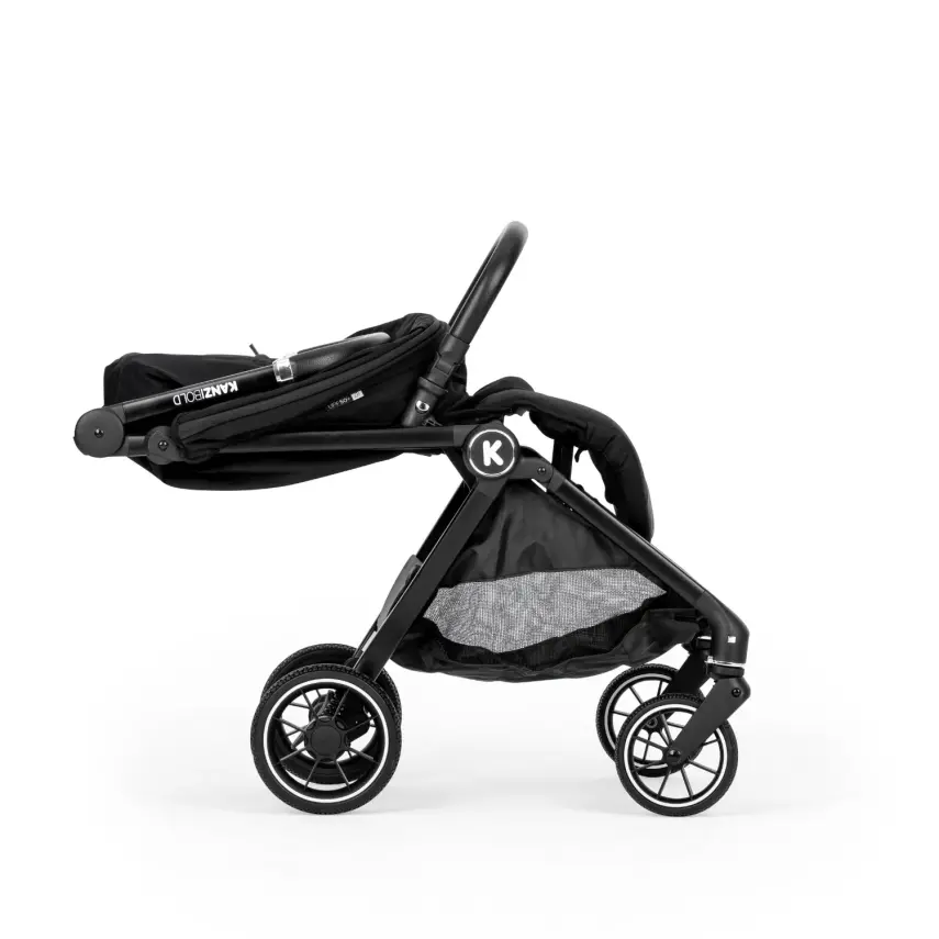 Kanz Bold Autofold Kabin Boy Bebek Arabası Iron Black - 10