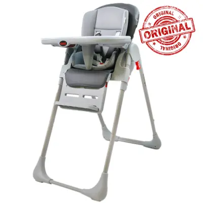 Kanz Campo Mama Sandalyesi Portatif Kolay Katlanır Yükseklik Ayarlı Tekerlekli İç Pedli  Dark Grey - 9