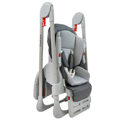 Kanz Campo Mama Sandalyesi Portatif Kolay Katlanır Yükseklik Ayarlı Tekerlekli İç Pedli  Dark Grey - 17