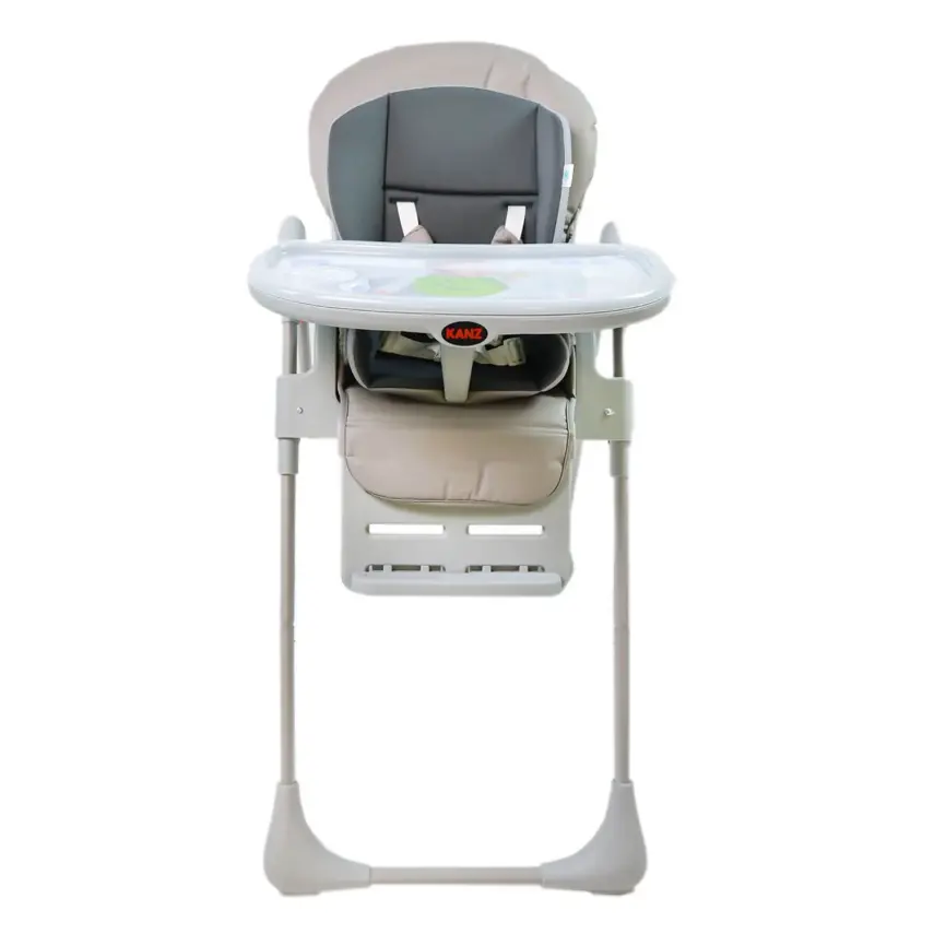 Kanz Campo Mama Sandalyesi Portatif Kolay Katlanır Yükseklik Ayarlı Tekerlekli İç Pedli Grey - 10