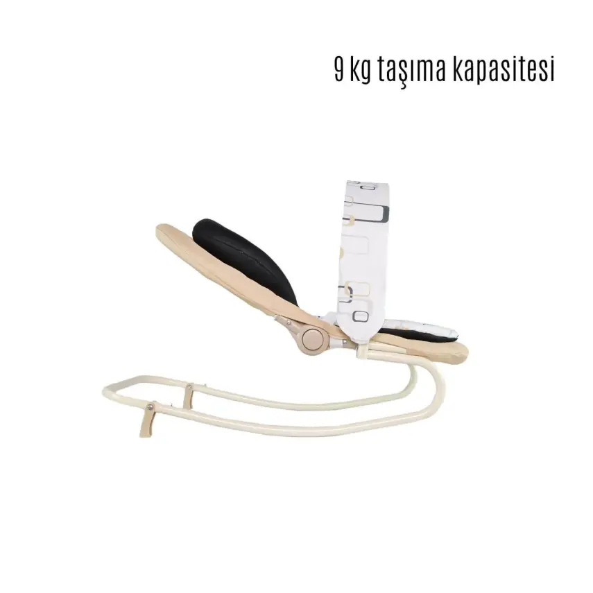 Kanz Destin Plus 5 Farklı Pozisyonlu Oyuncaklı Sallanan Ana Kucağı Gri - 3
