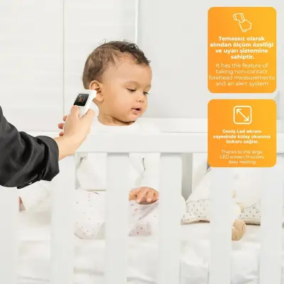 Kanz Dijital Temassız Alından Ateş Ölçer TH1110N  - 16