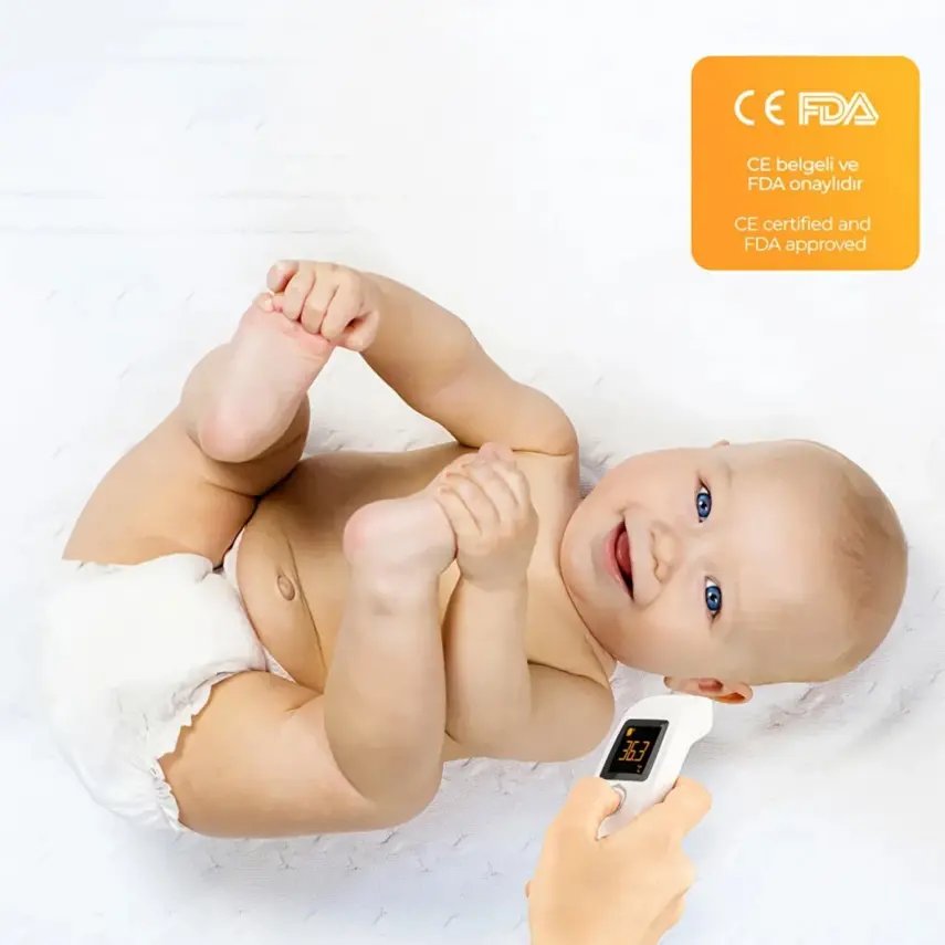 Kanz Dijital Temassız Alından Ateş Ölçer TH1110N  - 15