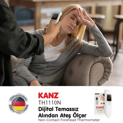 Kanz Dijital Temassız Alından Ateş Ölçer TH1110N  - 20