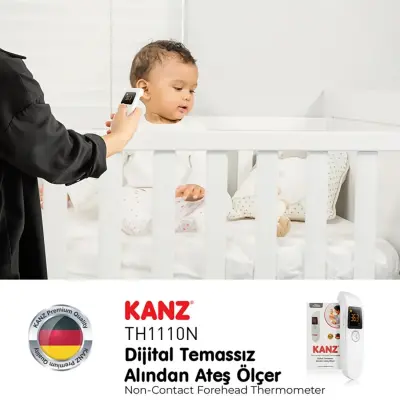 Kanz Dijital Temassız Alından Ateş Ölçer TH1110N  - 18