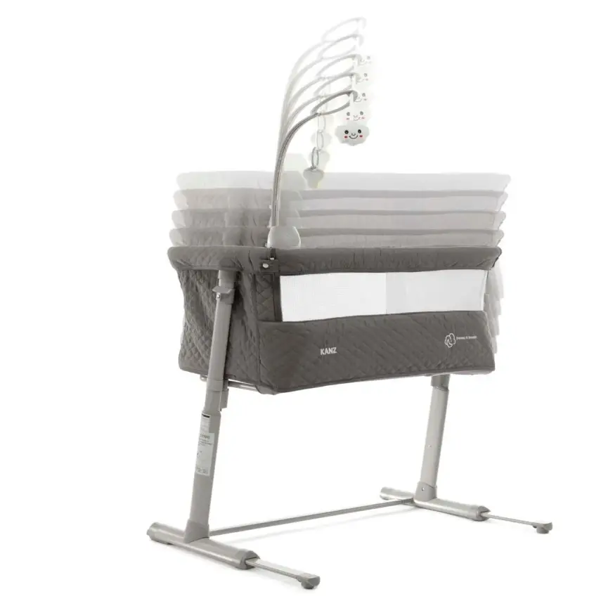 Kanz Dream N Sounds Müzikli Anne Yanı Beşik Gri - 7