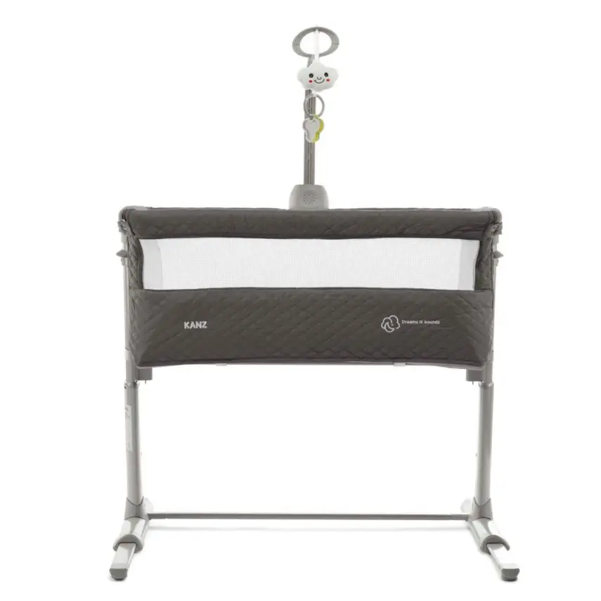 Kanz Dream N Sounds Müzikli Anne Yanı Beşik Gri - 6
