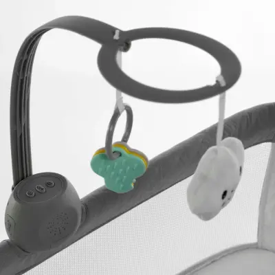 Kanz Dream N Sounds Müzikli Anne Yanı Beşik Gri - 12