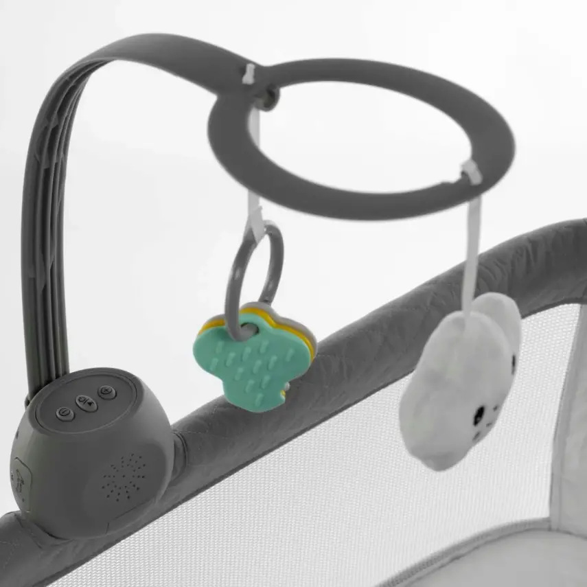 Kanz Dream N Sounds Müzikli Anne Yanı Beşik Gri - 12