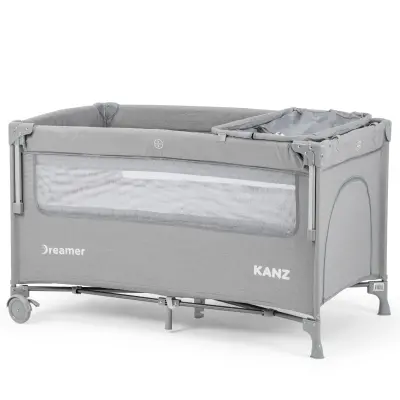 Kanz Dreamer Anne Yanı Oyun Parkı 70x120 cm Gri (1)