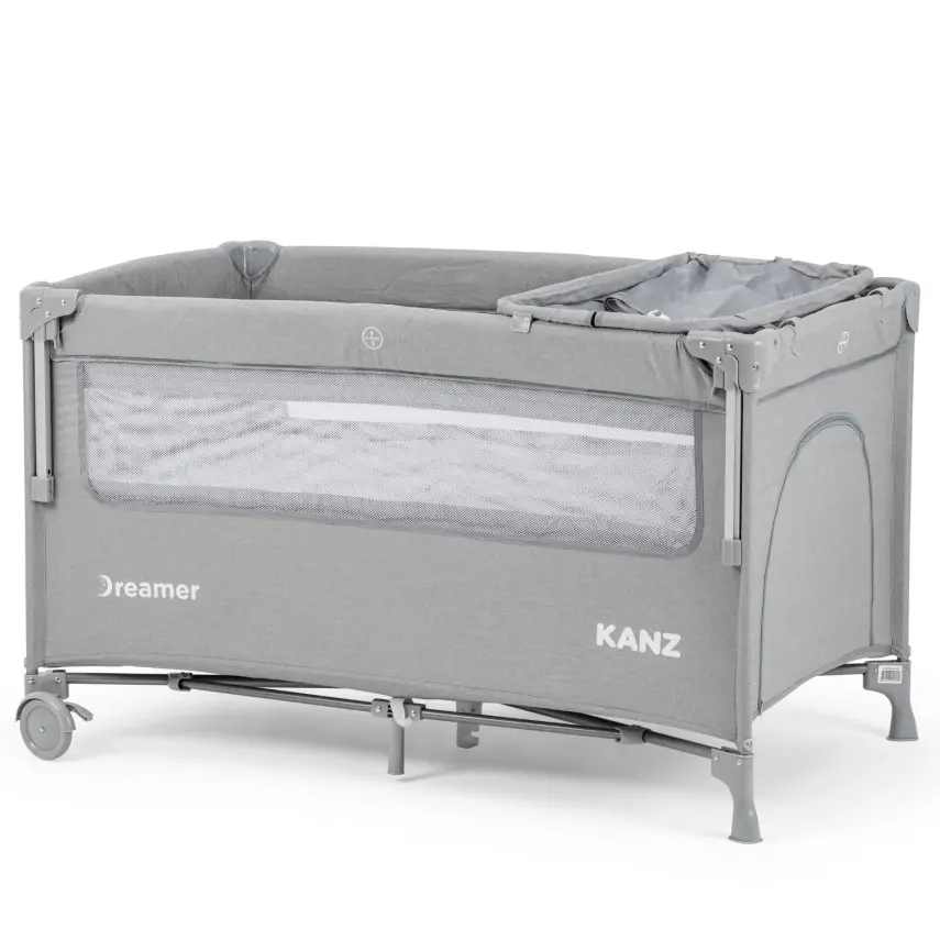 Kanz Dreamer Anne Yanı Oyun Parkı 70x120 cm Gri - 2