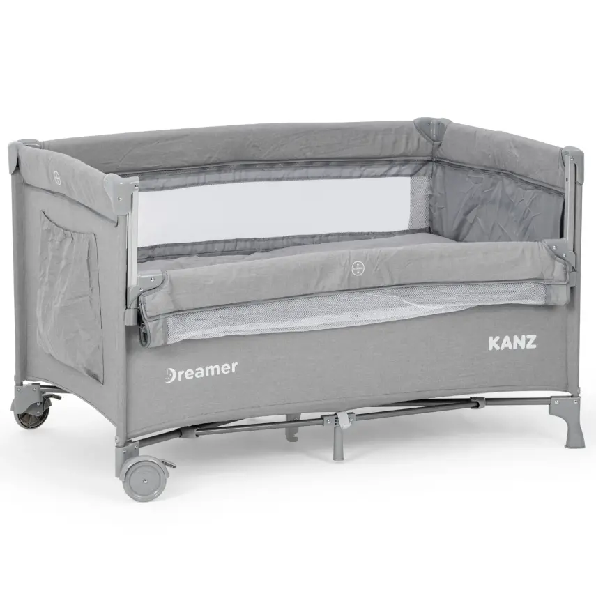 Kanz Dreamer Anne Yanı Oyun Parkı 70x120 cm Gri - 6