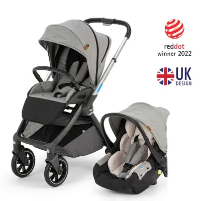Kanz Easygo Çift Yönlü Travel Sistem-Seyahat Sistem Bebek Arabası Gri (1)