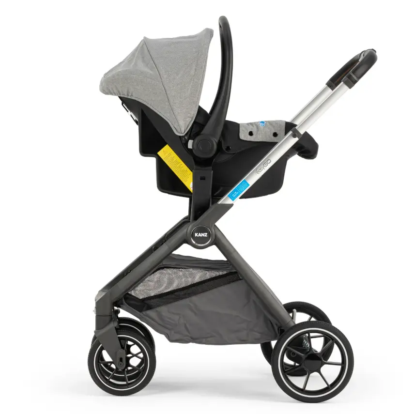 Kanz Easygo Çift Yönlü Travel Sistem-Seyahat Sistem Bebek Arabası Gri - 21