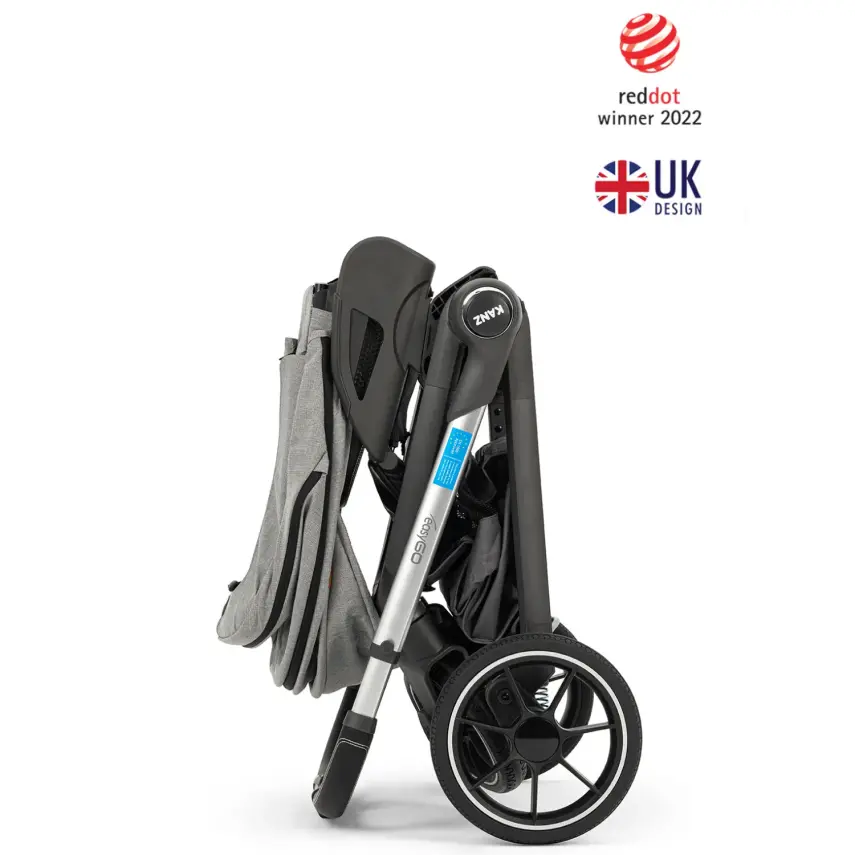 Kanz Easygo Çift Yönlü Travel Sistem-Seyahat Sistem Bebek Arabası Gri - 22