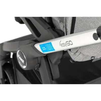 Kanz Easygo Çift Yönlü Travel Sistem-Seyahat Sistem Bebek Arabası Siyah - 30