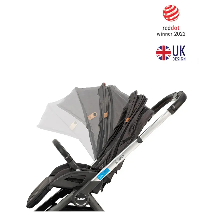 Kanz Easygo Çift Yönlü Travel Sistem-Seyahat Sistem Bebek Arabası Siyah - 17