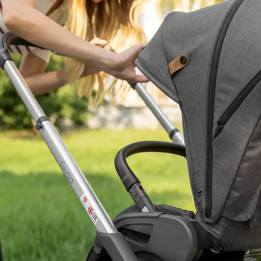 Kanz Easygo Çift Yönlü Travel Sistem-Seyahat Sistem Bebek Arabası Siyah - 7