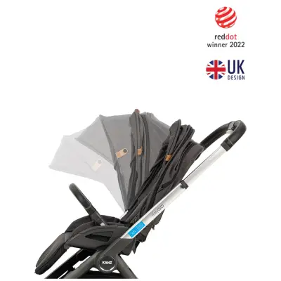 Kanz Easygo Çift Yönlü Travel Sistem-Seyahat Sistem Bebek Arabası Siyah - 8