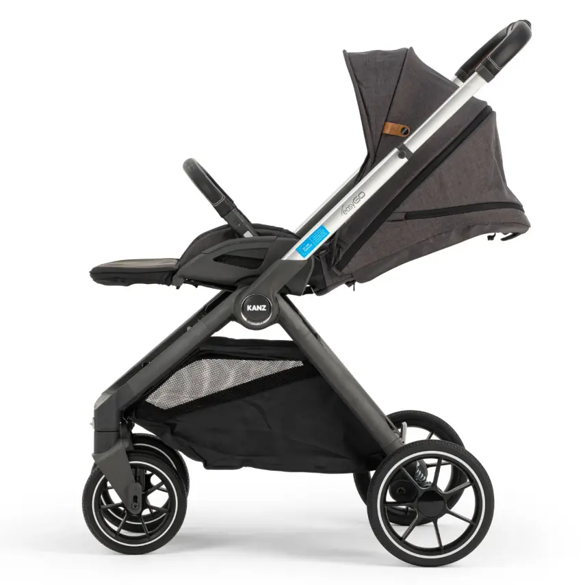 Kanz Easygo Çift Yönlü Travel Sistem-Seyahat Sistem Bebek Arabası Siyah - 10