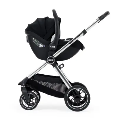Kanz Explorer Çift Yönlü Otomatik Katlanabilir Travel Sistem-Seyahat Sistem Bebek Arabası Cole Black - 8