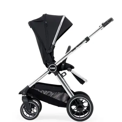 Kanz Explorer Çift Yönlü Otomatik Katlanabilir Travel Sistem-Seyahat Sistem Bebek Arabası Cole Black - 12