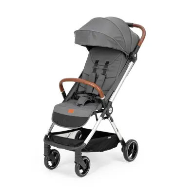 Kanz Fox Tek Elle Otomatik Kapanabilir Kabin Bebek Arabası Gri (1)