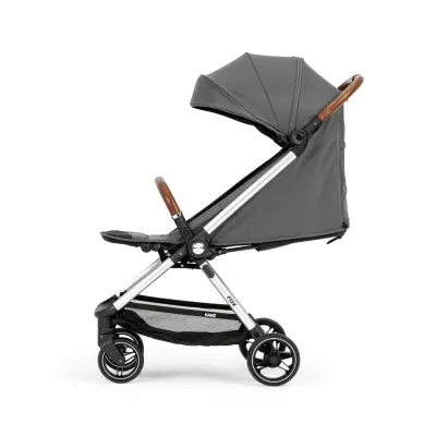 Kanz Fox Tek Elle Otomatik Kapanabilir Kabin Bebek Arabası Gri - 8
