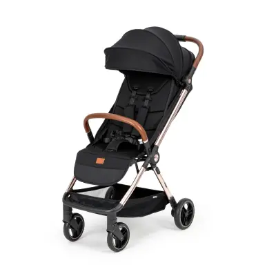 Kanz Fox Tek Elle Otomatik Kapanabilir Kabin Bebek Arabası Siyah (1)