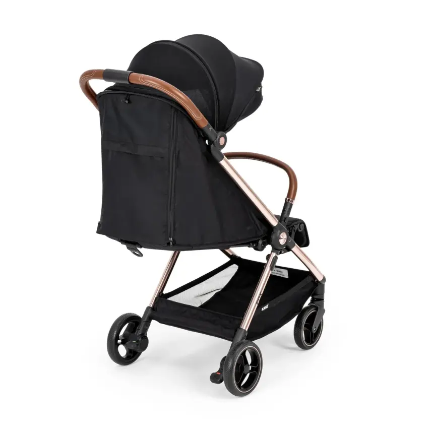 Kanz Fox Tek Elle Otomatik Kapanabilir Kabin Bebek Arabası Siyah - 6