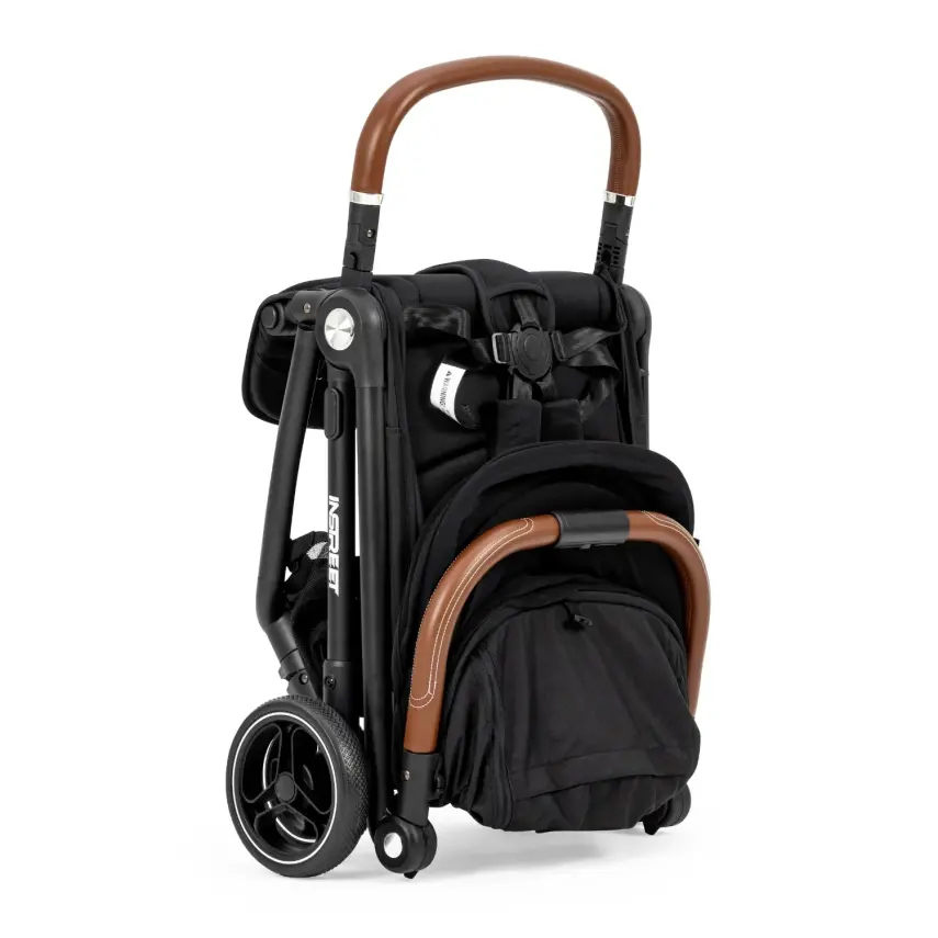 Kanz İnstreet Tek Elle Kapanabilir Travel Sistem Bebek Arabası Black - 13