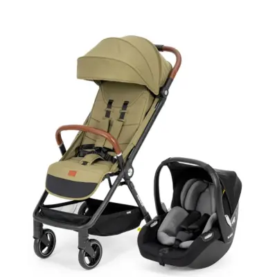 Kanz İnstreet Tek Elle Kapanabilir Travel Sistem Bebek Arabası Green (1)