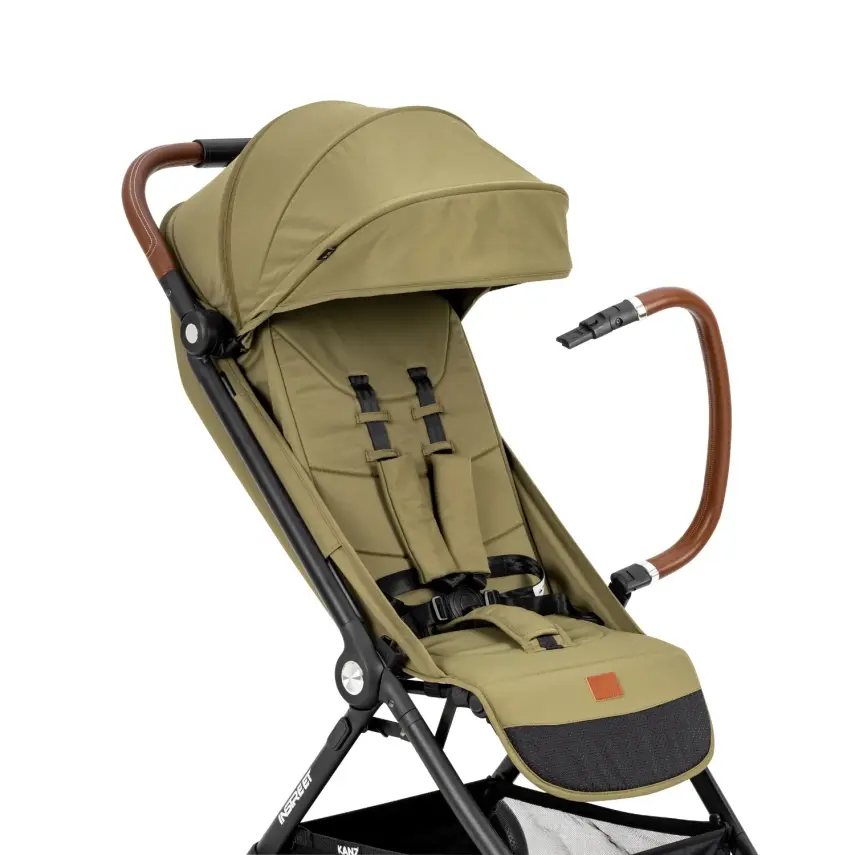 Kanz İnstreet Tek Elle Kapanabilir Travel Sistem Bebek Arabası Green - 12
