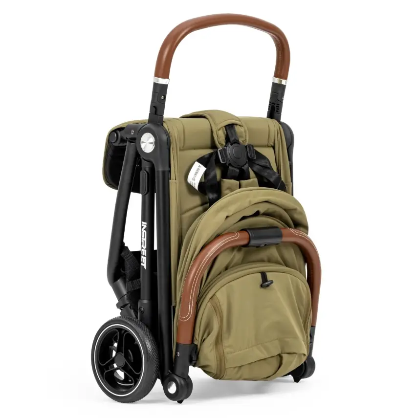 Kanz İnstreet Tek Elle Kapanabilir Travel Sistem Bebek Arabası Green - 13