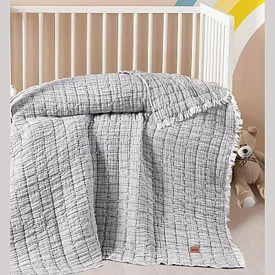 Kanz Lıght Bebek Yorganı Gri 90x145