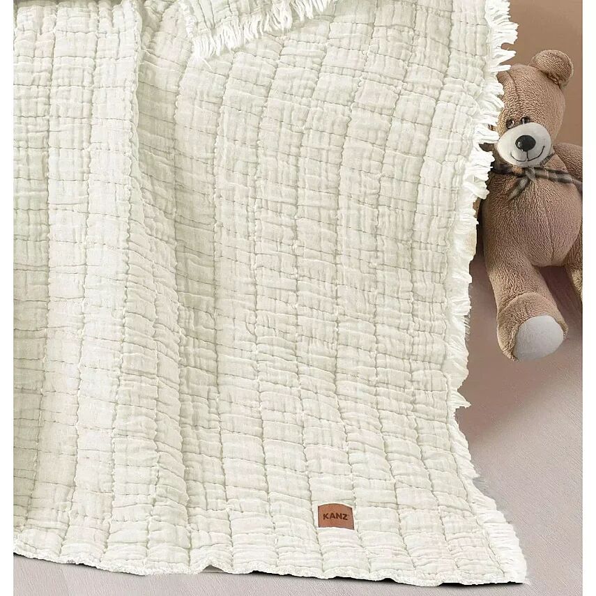 Kanz Lıght Bebek Yorganı Krem 90x145 - 2