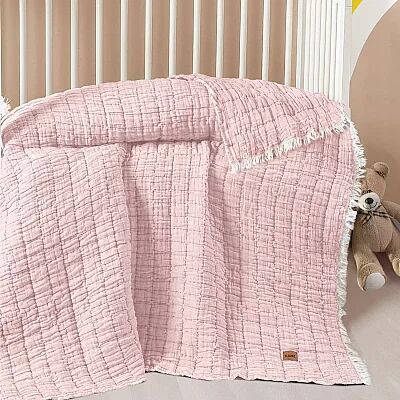 Kanz Lıght Bebek Yorganı Pudra 90x145