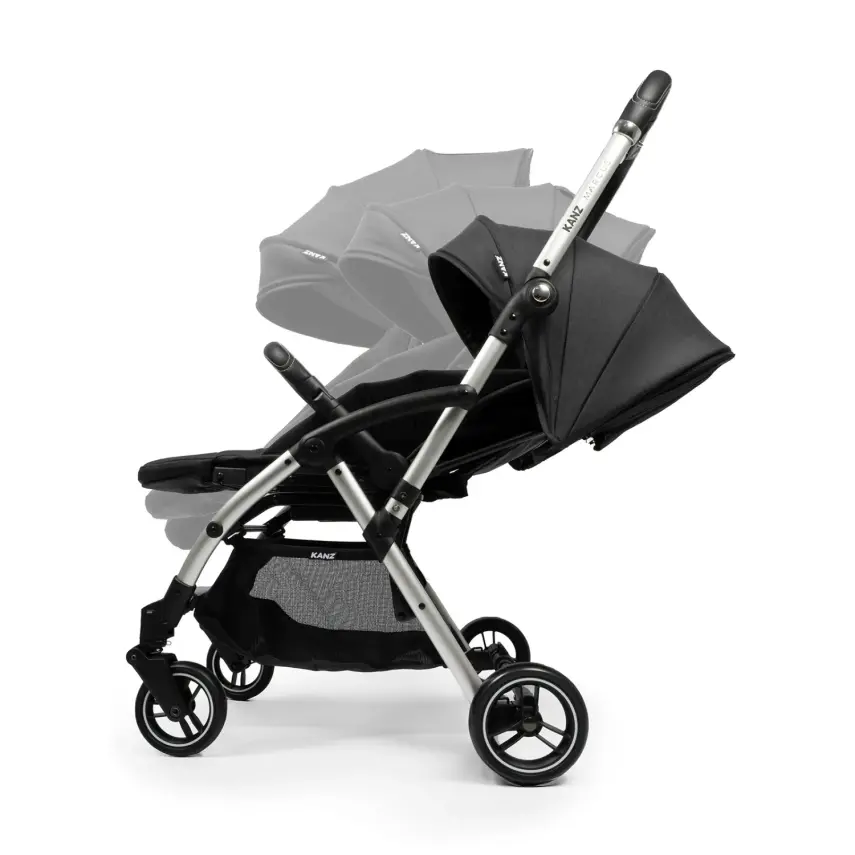 Kanz Marcus Çift Yönlü Travel Sistem-Seyahat Sistem Bebek Arabası Raisin Black - 14