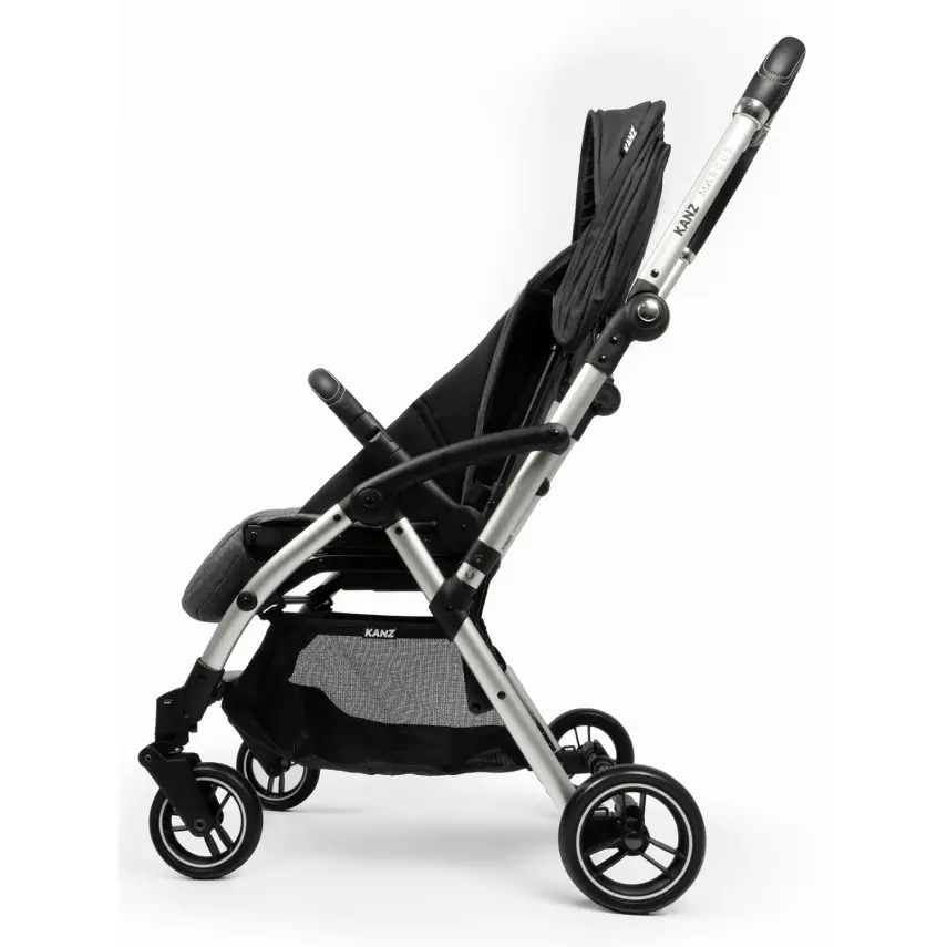 Kanz Marcus Çift Yönlü Travel Sistem-Seyahat Sistem Bebek Arabası Raisin Black - 4