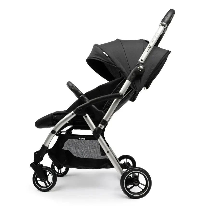 Kanz Marcus Çift Yönlü Travel Sistem-Seyahat Sistem Bebek Arabası Raisin Black - 7