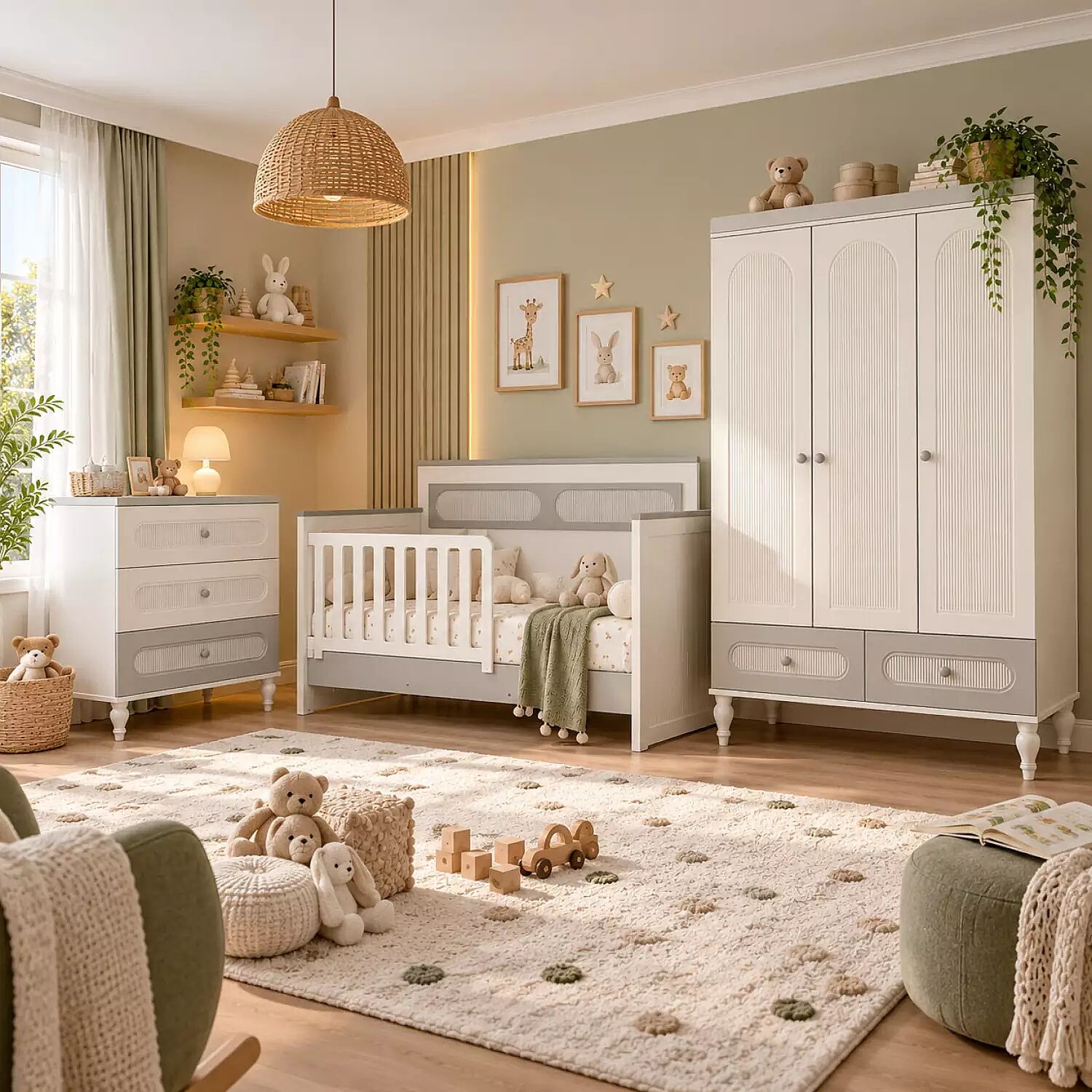 Kanz Monaco Bebek Odası Takımı